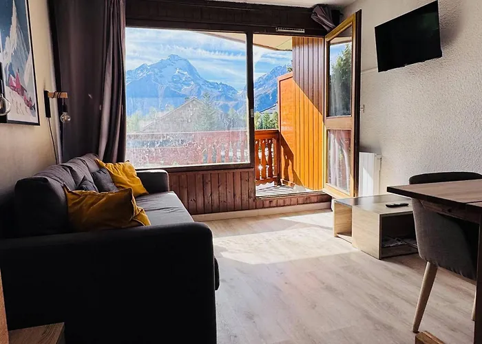 Aux 2 Alpes Pour 4 Pers, Balcon Ensoleillé - Fr-1-546-51 Les Deux Alpes